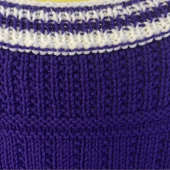 VINTAGE Ribbed Knit Chunky Icelandic Fisherman Sweater - XL - Picture 5 of 5